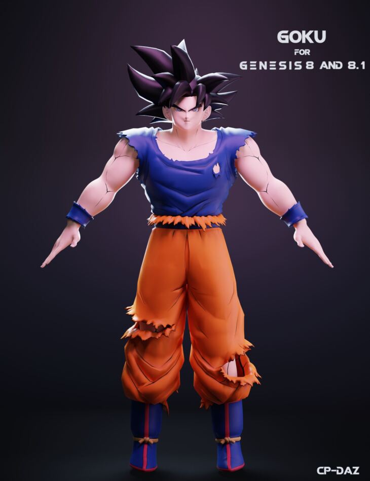 Goku For Genesis 8 And 8.1 Male_DAZ3D下载站