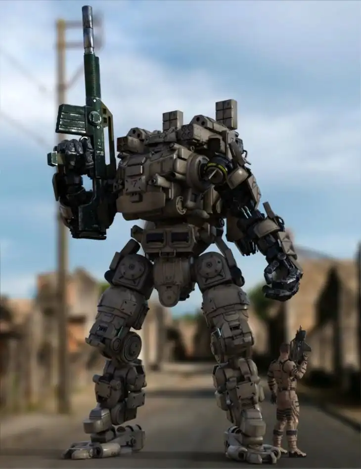 IronMech Fox_DAZ3DDL