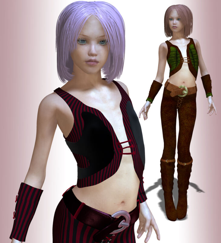 Marilee Outfit for V4_DAZ3D下载站