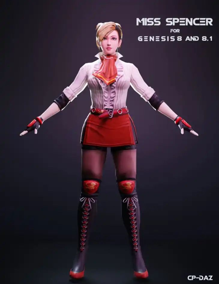Miss Spencer For Genesis 8 And 8.1 Female_DAZ3DDL