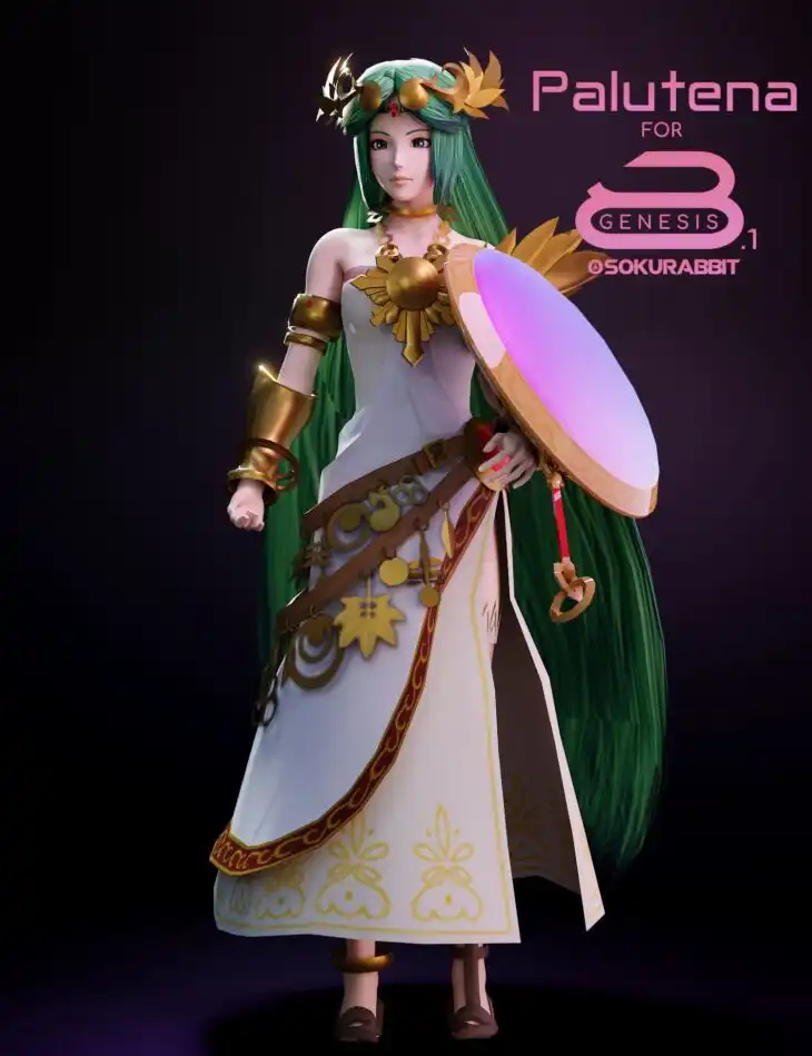 Palutena For Genesis 8 And 8.1 Female_DAZ3D下载站