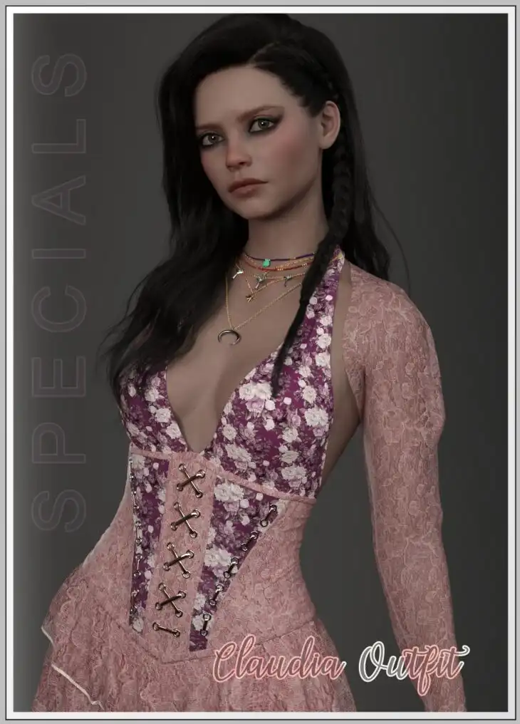 Specials – Claudia Outfit_DAZ3D下载站