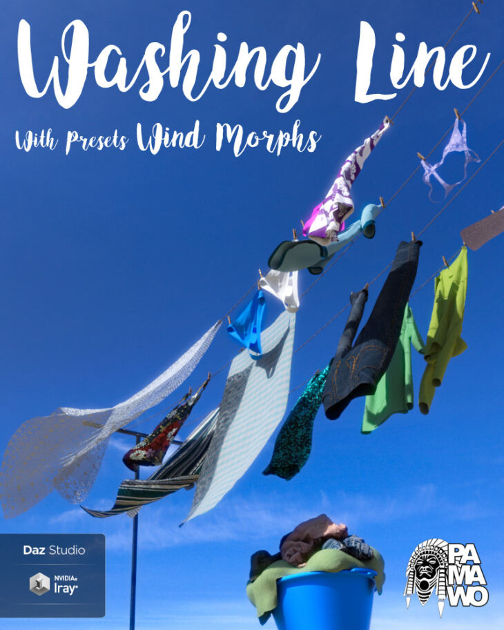 Washing Line For DS_DAZ3D下载站