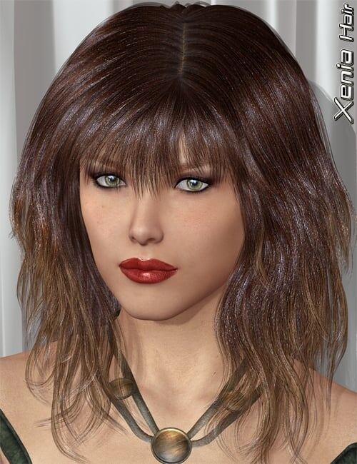 Xenia Hair_DAZ3D下载站