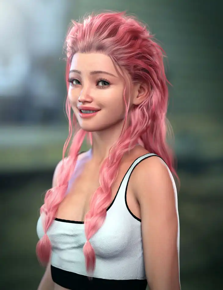 Xing Hair for Genesis 9_DAZ3D下载站