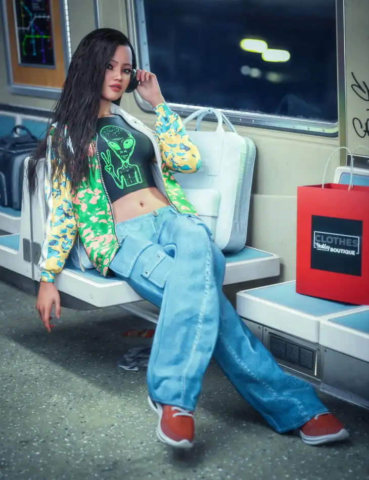 dForce Casualwear Style Outfit for Genesis 9_DAZ3DDL