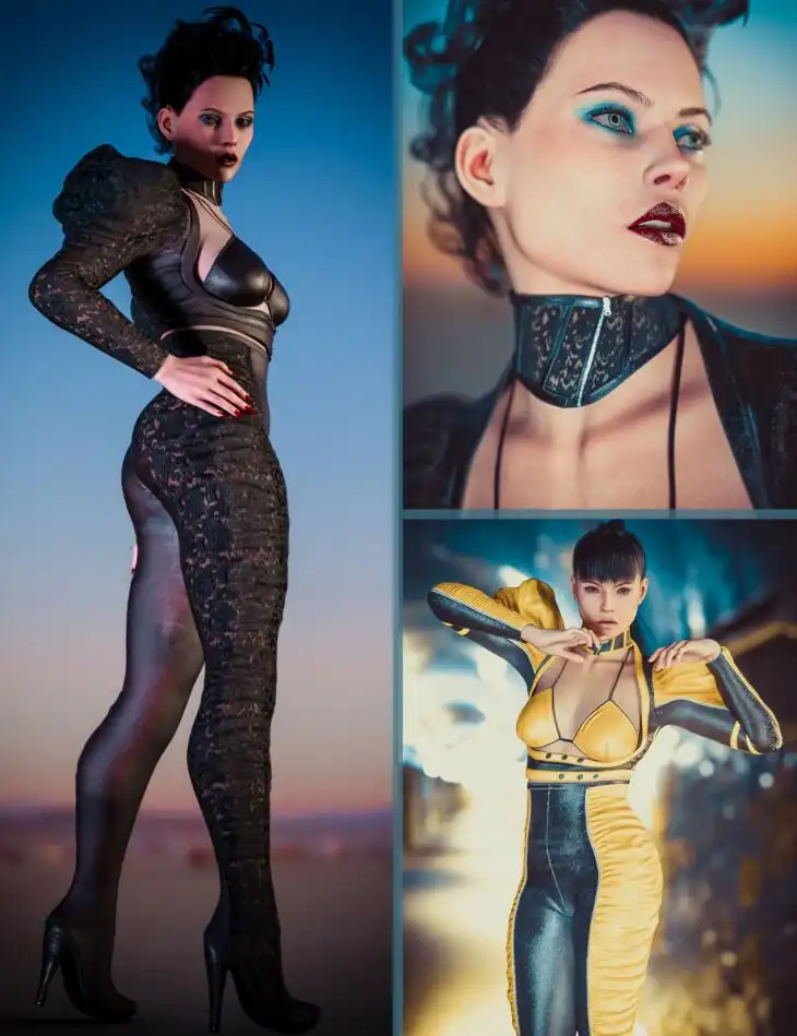 CB Hesperia HD Character, Clothing and Texture Expansion Bundle For Genesis 9_DAZ3D下载站