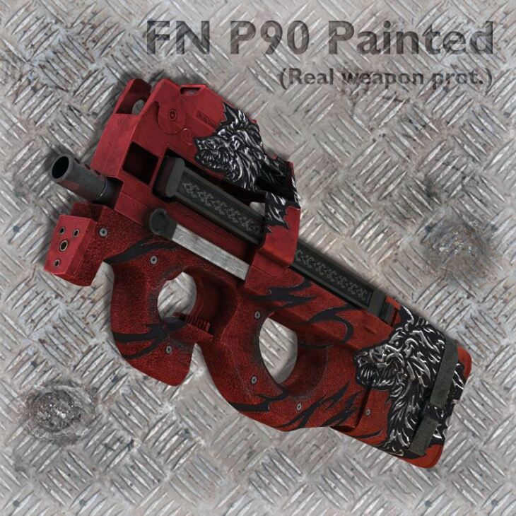 FN P90 Painted_DAZ3DDL