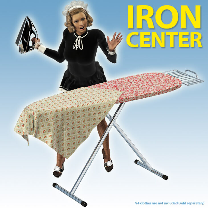 Ironing Center for V4_DAZ3D下载站