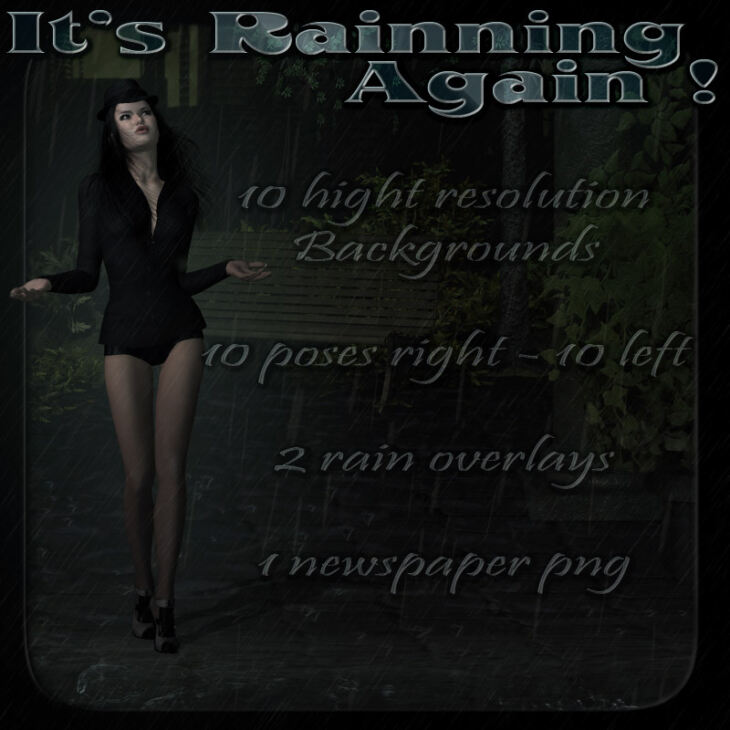 It’s Rainning Again_DAZ3D下载站
