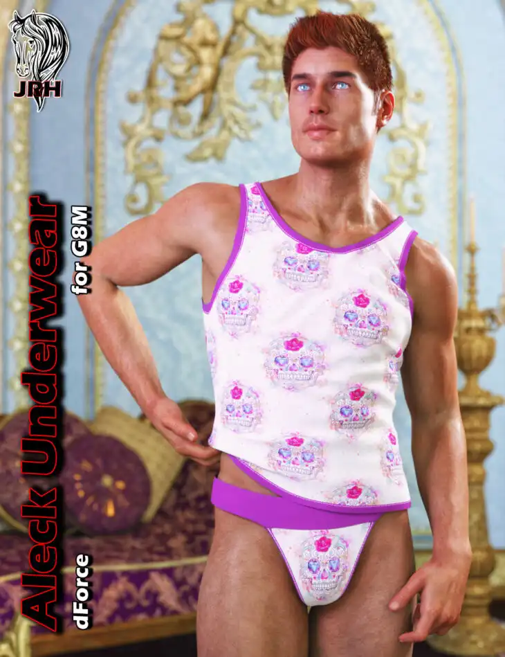 JRH dForce Aleck Underwear for G8M_DAZ3DDL