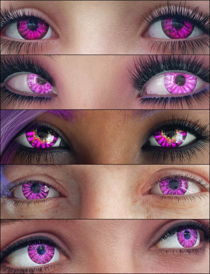 MMX Beautiful Eyes Set 12 for Genesis 9_DAZ3D下载站