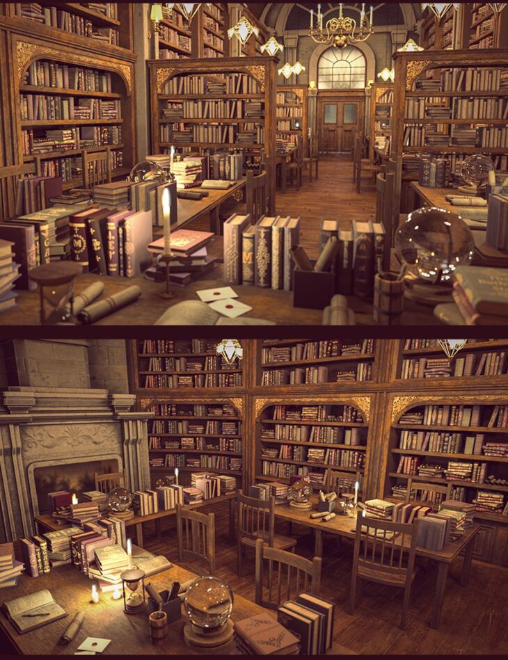 Magic Grand Library_DAZ3DDL