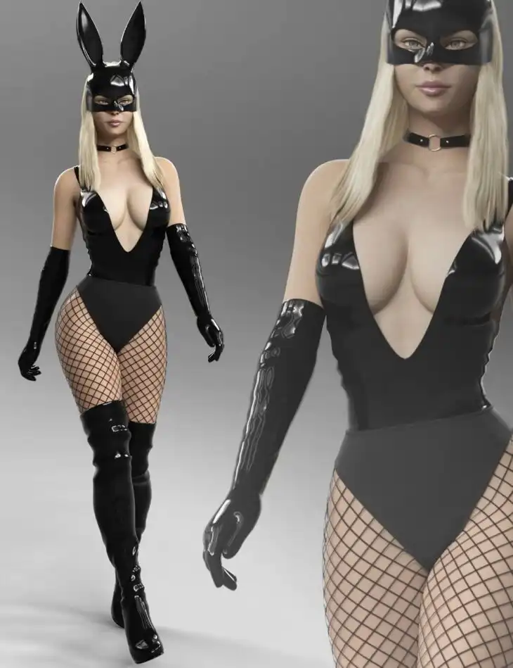 Party Costume for Genesis 8 and 8.1 Females_DAZ3D下载站