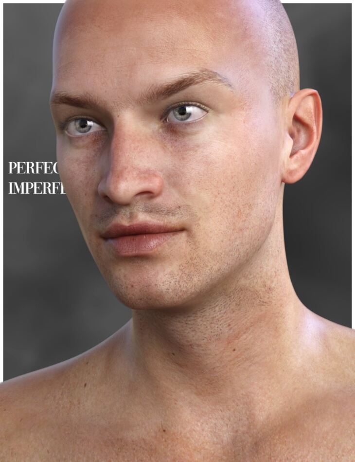 RY Perfectly Imperfect and Skin Merchant Resource for Genesis 8.1 Male_DAZ3D下载站