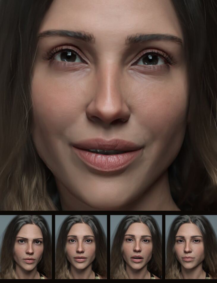 The Expression Collection for Olympia 9_DAZ3DDL