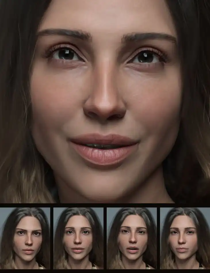 The Expression Collection for Olympia 9_DAZ3D下载站