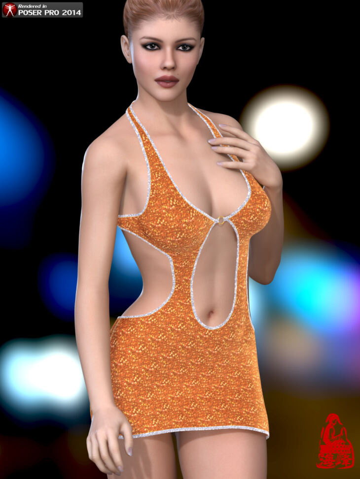 Tight Dress for V4A4G4Elite_DAZ3D下载站