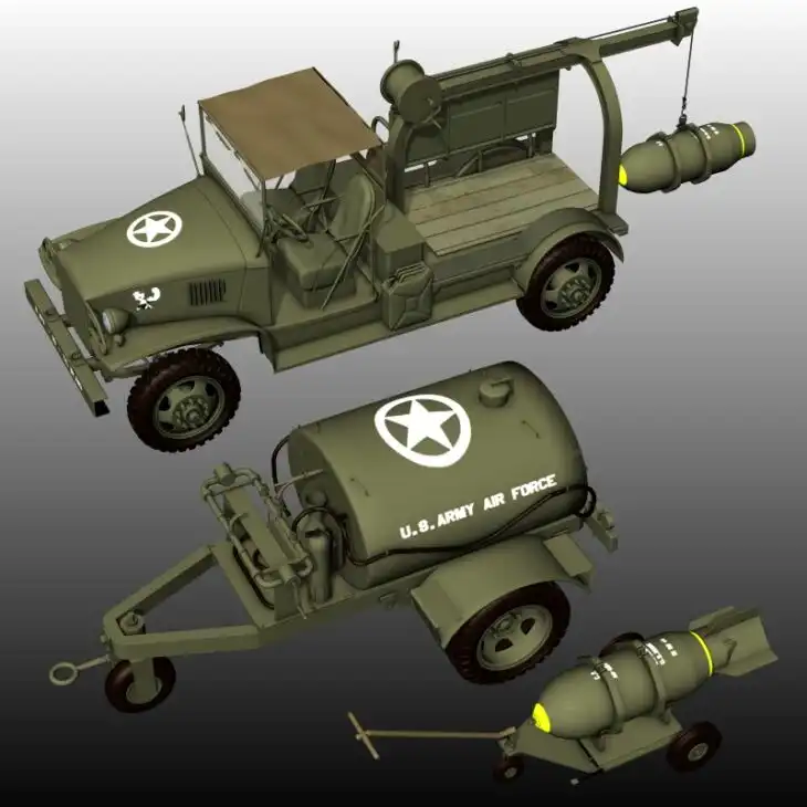 US WW2 AIRPORT BUNDLE for Poser_DAZ3DDL
