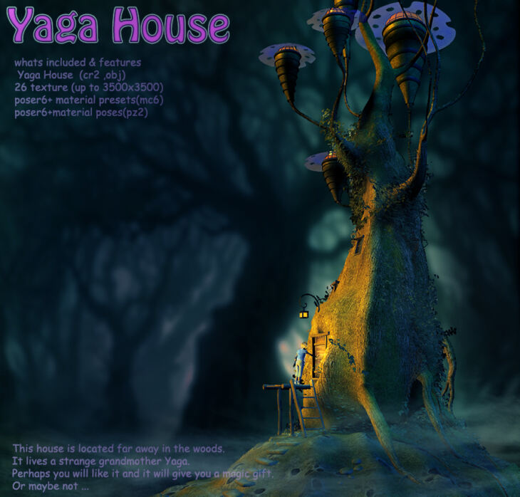 Yaga House_DAZ3D下载站