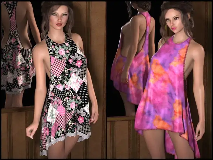 7th Ave: dForce – TBar Dress for G8F_DAZ3DDL