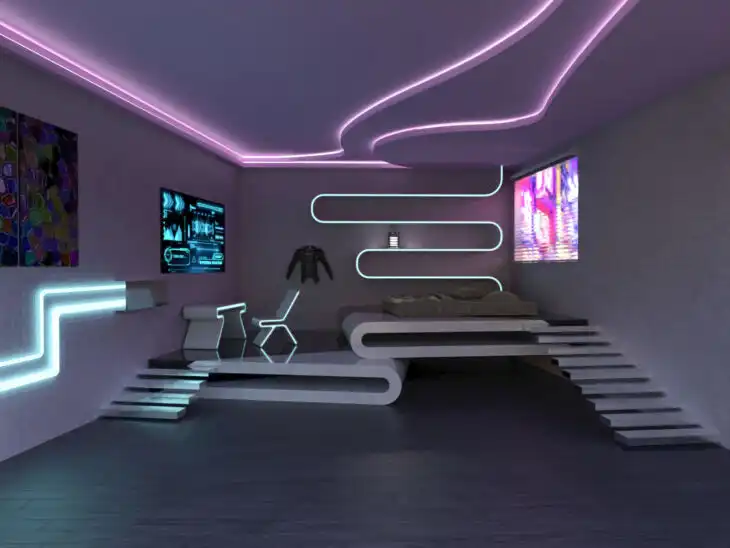 Cyber Bedroom for DAZ and Poser_DAZ3DDL