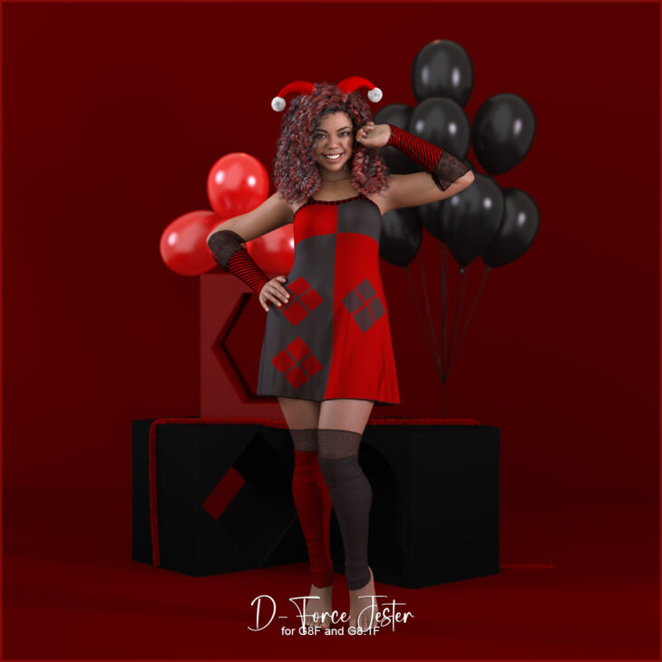 D-Force Jester for G8F & G8.1F_DAZ3DDL
