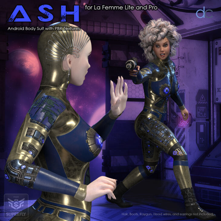 DC-ASH for La Femme Lite and Pro_DAZ3DDL