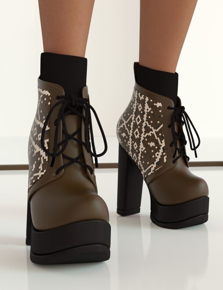 Diva Ankle Boots for Genesis 9_DAZ3DDL