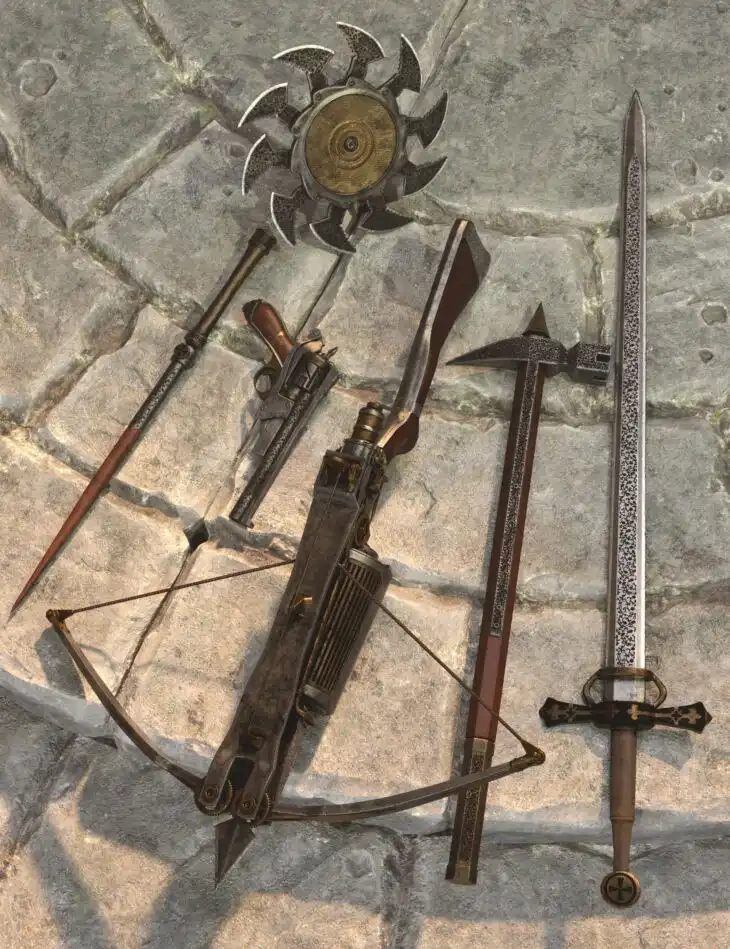 Drusilla Weapons Collection_DAZ3DDL
