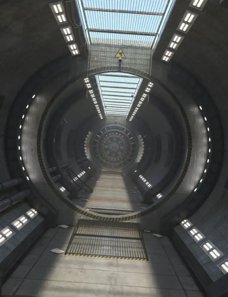 Dystopian Corridor_DAZ3D下载站