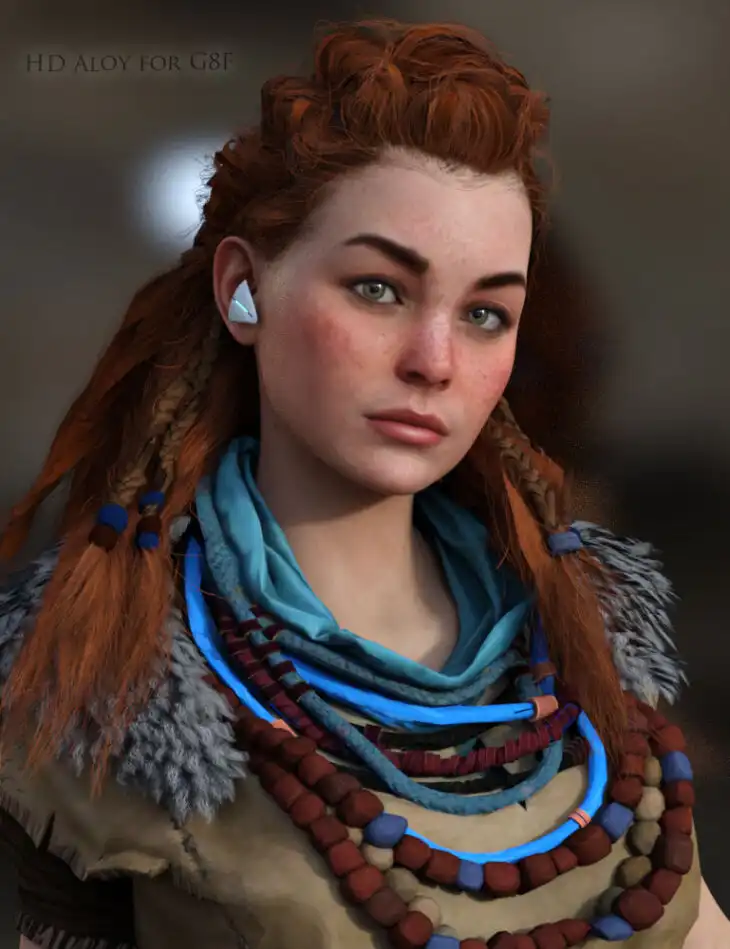 HD Aloy for G8F_DAZ3DDL