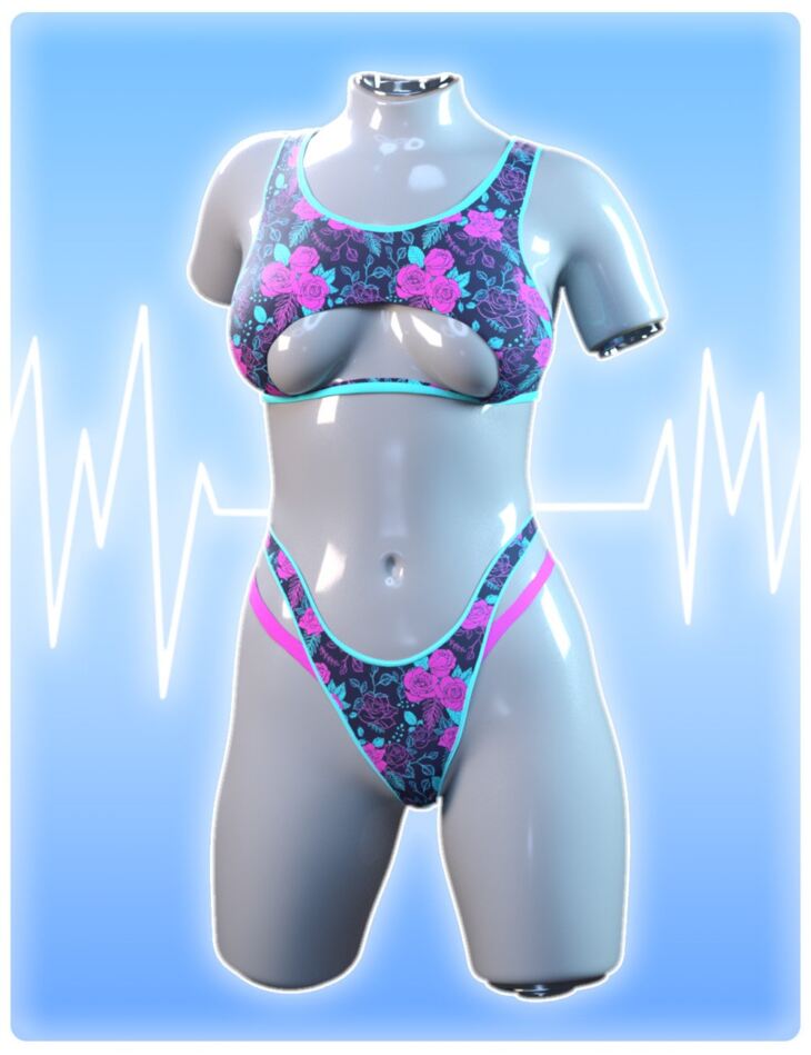 Himax Bikini for Genesis 9, 8.1 and 8 Female_DAZ3D下载站