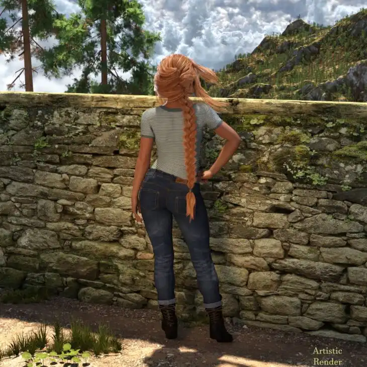 Historical Stone Wall – HR Daz Studio With Iray_DAZ3D下载站