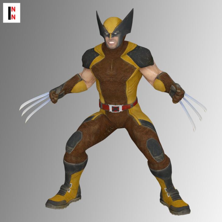 MMS – Wolverine For Genesis 8 Male_DAZ3D下载站