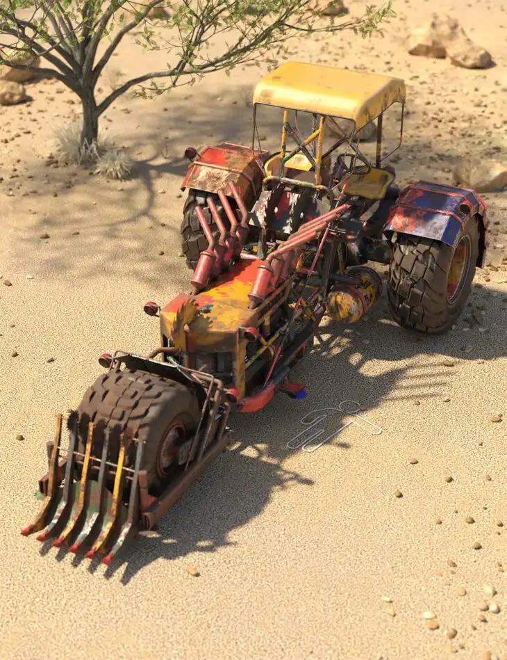 Mad Apocalypse Truck_DAZ3D下载站