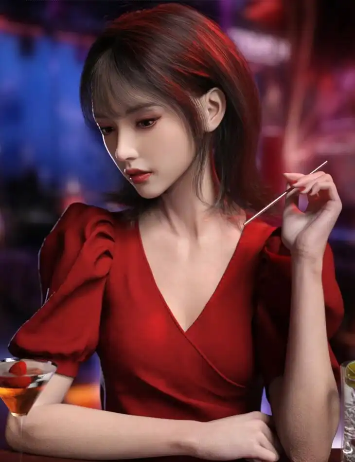 Oxygen Hair for Genesis 8 and 8.1 Females_DAZ3D下载站