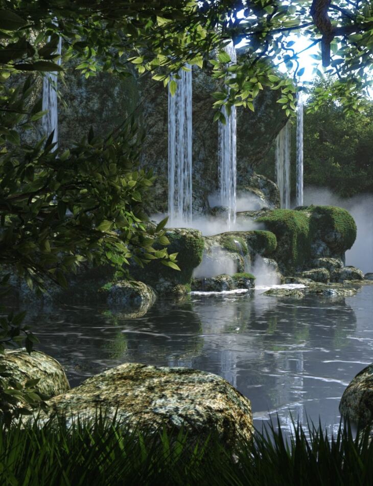 The Waterfall_DAZ3D下载站
