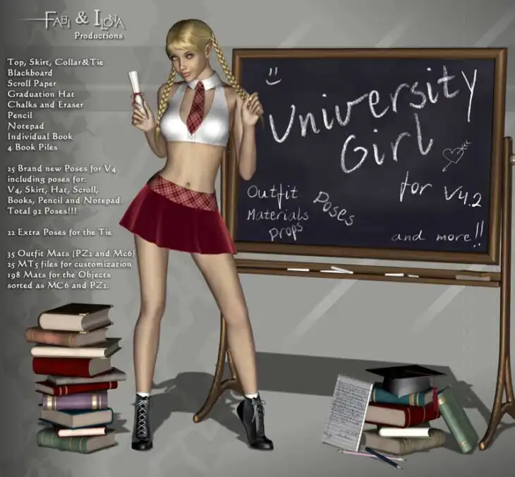 University Girl_DAZ3DDL