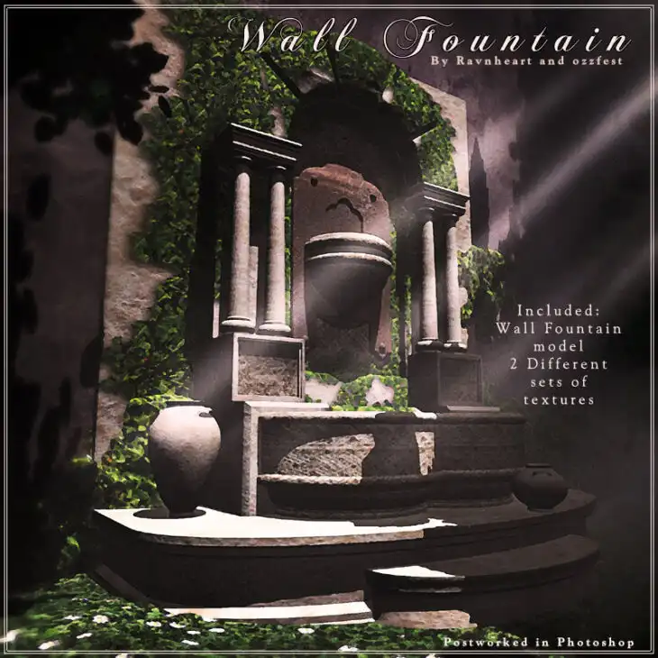 Wall Fountain_DAZ3DDL
