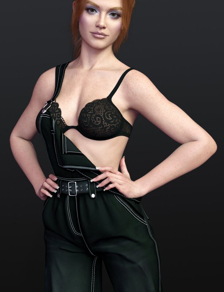 X-Fashion Overall Outfit for Genesis 9_DAZ3DDL