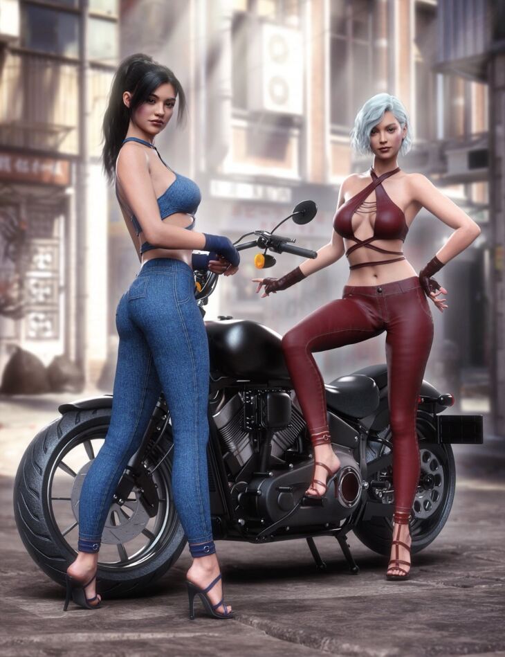 dForce Modern Outfit for Genesis 9, 8.1, and 8_DAZ3D下载站