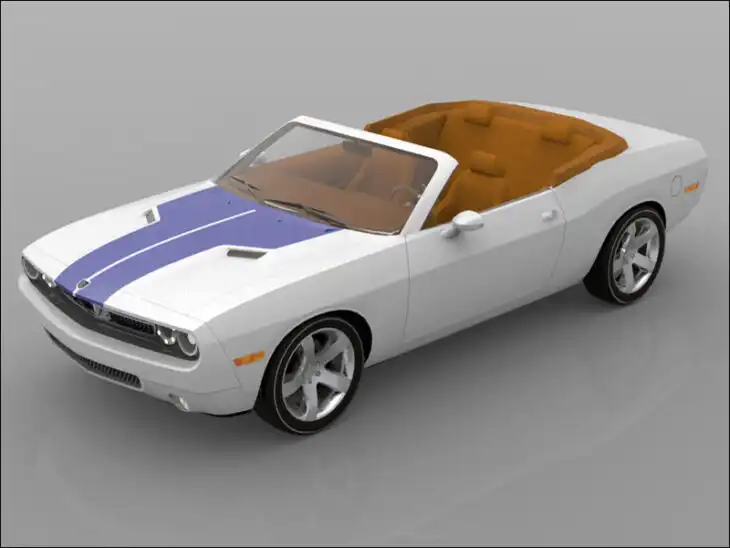 American Sports Car (3ds,Poser, Vue & Obj)_DAZ3DDL