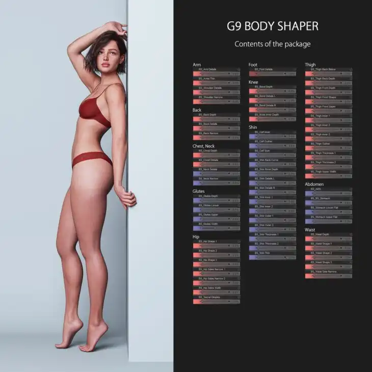 Body Shaper G9F_DAZ3D下载站