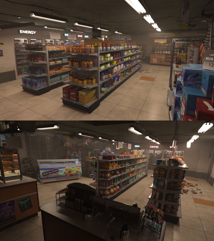 Inconvenience Store Environment_DAZ3D下载站