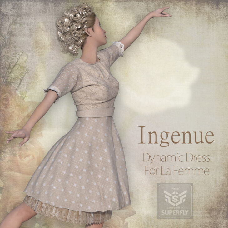 Ingenue Dynamic For La Femme_DAZ3D下载站