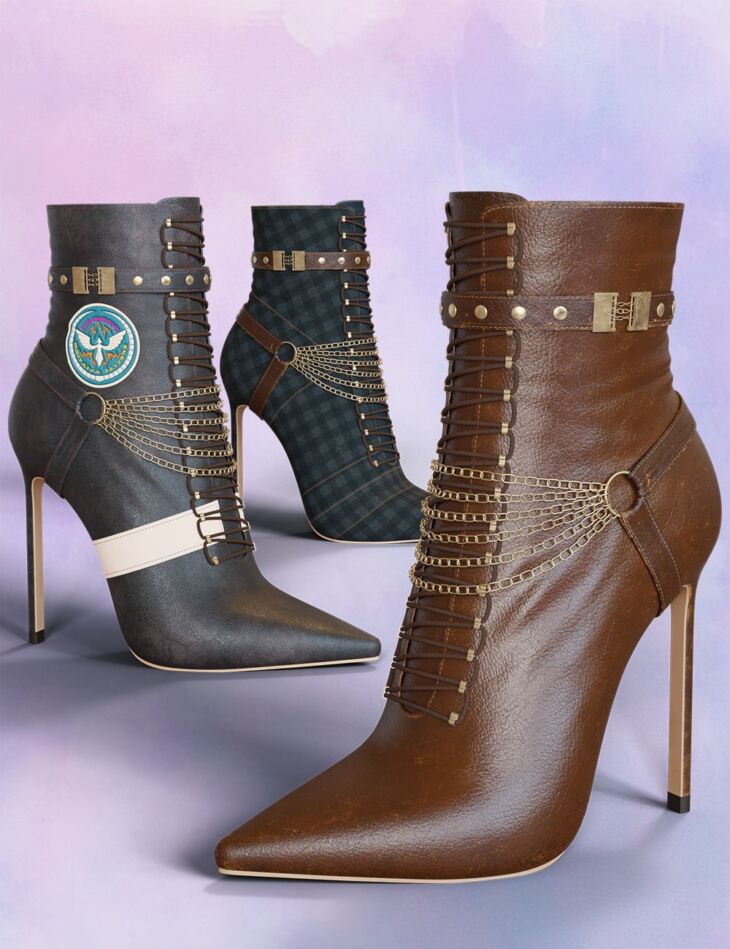 Kara High Heel Boots for Genesis 8 and 9_DAZ3DDL
