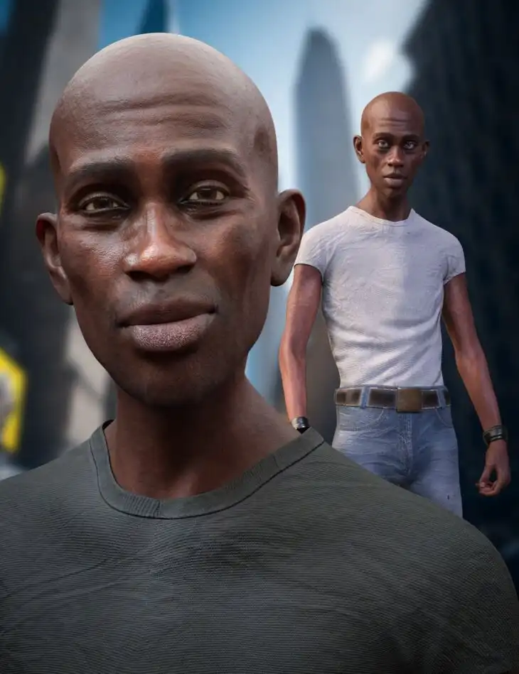 M3D Levi HD Character for Genesis 9_DAZ3D下载站