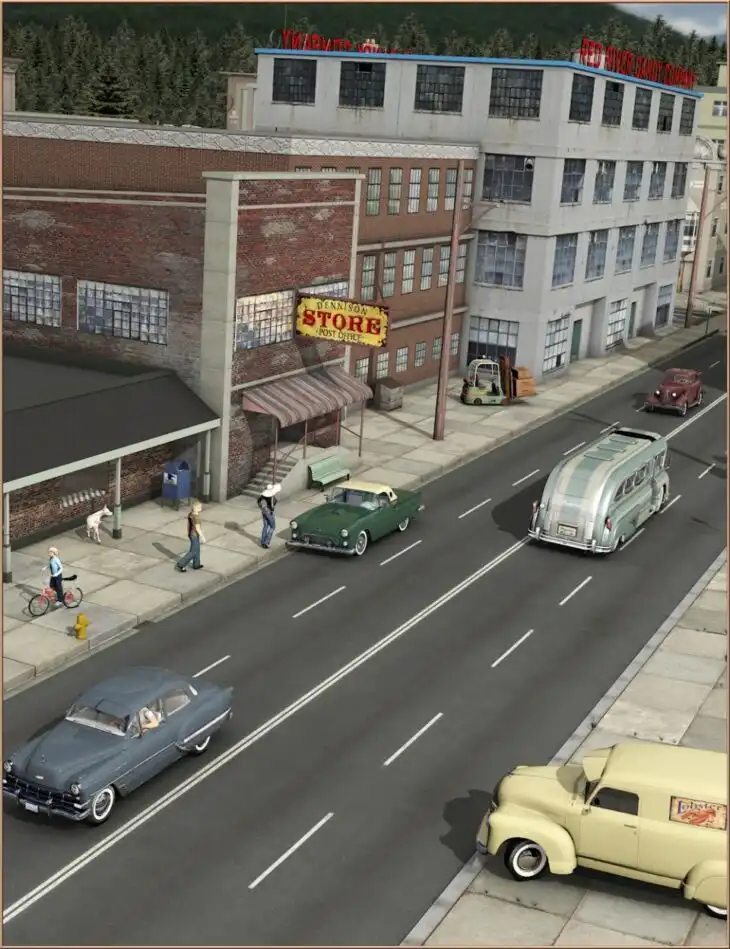 Movie Sets, Low Poly 08_DAZ3DDL
