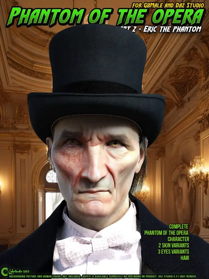 Phantom of the Opera – Eric the Phantom_DAZ3DDL